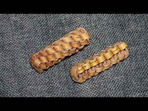 Видео: Плетение берестяной лентой  Часть 2