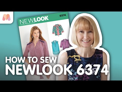 Видео: Как сшить великолепную блузку | New Look 6374 Sewalong