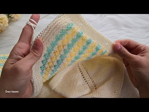 Видео: Я связала жилет трех цветов, и это было потрясающе ✅️ Детский жилет, начиная с воротника