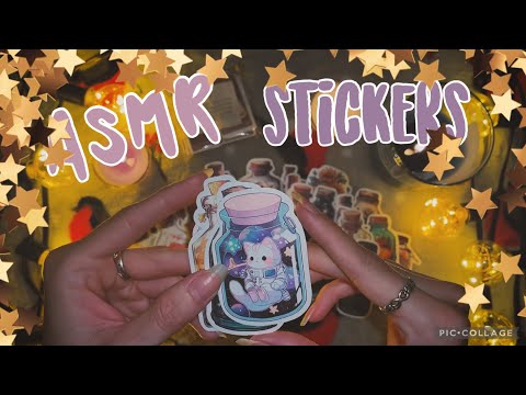 Видео: АСМР 🌙 Наклеечки ⭐ Болталка-шепталка