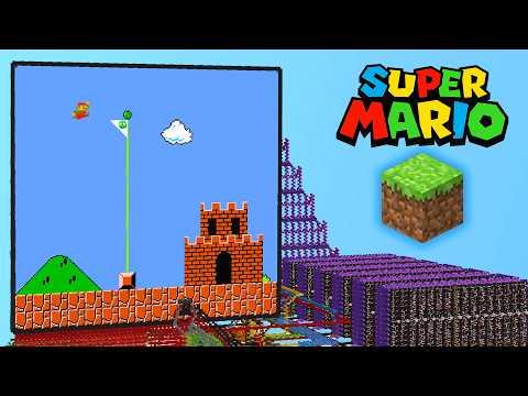 Видео: Я создал Super Mario Bros, используя только Редстоун!