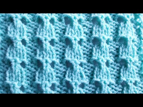 Видео: КАК ПРОСТО  СВЯЗАТЬ КРАСОТУ.! Фоновый полу ажур. Схема узора