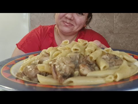 Видео: МУКБАНГ 🍽 МАКАРОНЫ С КУРИЦЕЙ 😋ВКУСНЯТИНА MUKBANG 🍴 MACARRONES CON POLLO ESTAN BUENISIMOS