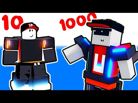 Видео: Постройки из 10 100 1000 Блоков ТЕРМИНАТОРЫ в Build a Boat Roblox