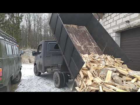 Видео: Газель некст самосвал. Нарезка.