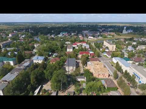 Видео: г.Кашин с высоты птичьего полёта + сердце города!