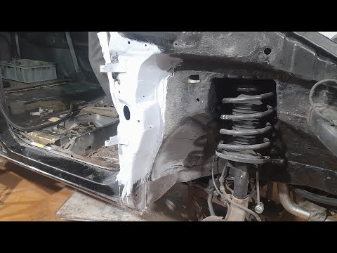 Видео: Ремонт стойки двери SEAT ALHAMBRA.