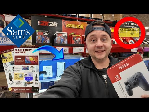 Видео: Распродажа Nintendo Switch + утечка информации о «Чёрной пятнице» Sam’s Club и уличные бургеры