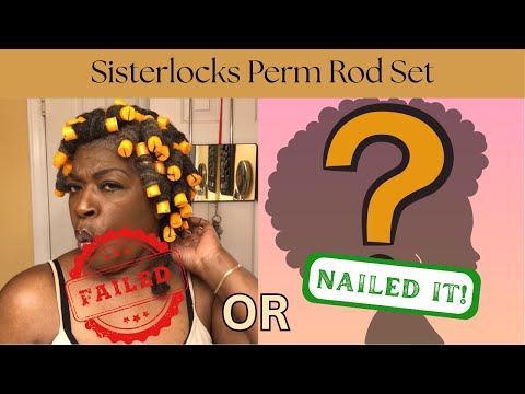 Видео: Набор для завивки волос Sisterlocks Perm Rod Set: провал или успех?!