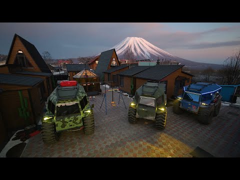 Видео: Элитный туризм на вездеходах Тайфун по Камчатке. Отдых на турбазе. Бунгало "Тайфун-Камчатка"