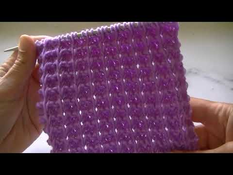 Видео: ВАФЕЛЬНЫЙ УЗОР  ДЛЯ ШАПКИ. ПРАКТИЧНЫЙ, ПРОСТОЙ  УЗОР  СПИЦАМИ.