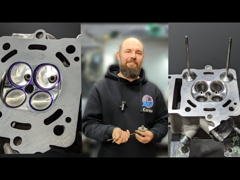 Видео: Как достать максимум из 174ого мотора. Увеличенные клапаны в cbs300