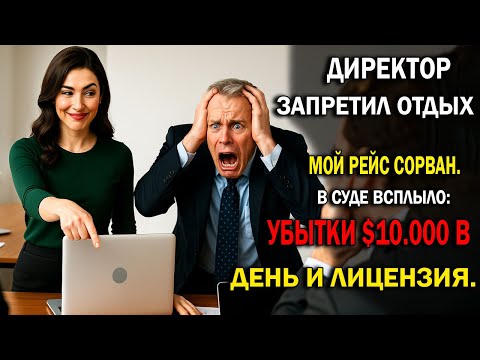 Видео: «ОТПУСК ПО ПРИКАЗУ». Директор отменил мою командировку, смеясь… Но лишился лицензии