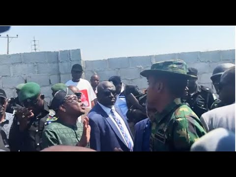 Видео: Уайк и солдаты столкнулись из-за земли в Абудже