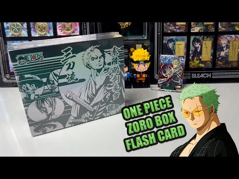 Видео: ONE PIECE FLASH CARD  ОН ЖЕ ЗОРО БОКС