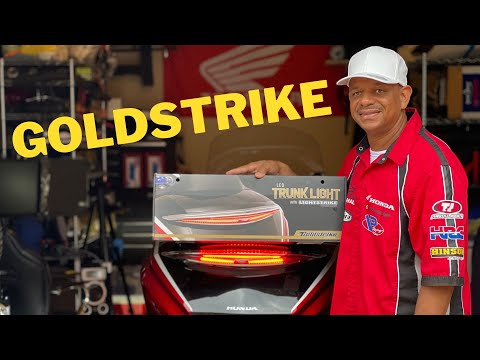 Видео: Установка светодиодной подсветки багажника Goldstrike 2023 для Honda Goldwings 2021-2023