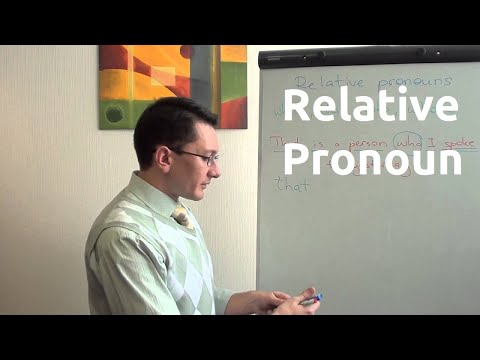 Видео: Максим Ачкасов - Относительные местоимения (relative pronouns) в английском языке