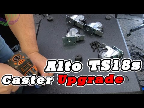 Видео: Почему диджеи добавляют колеса или ролики к сабвуферам PA