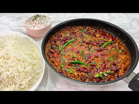 Видео: Рецепт афганской фасоли Кима Красный бамбук с ковриком قورمه لوبیا با گوشت کوفته ساده ولذیذ مقوی