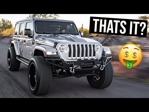 Видео: СТОИМОСТЬ ВСЕХ МОДИФИКАЦИЙ | Jeep Wrangler для Daily Driver