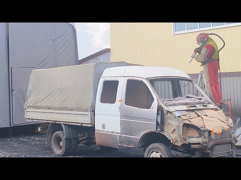 Видео: Покраска ГАЗели 