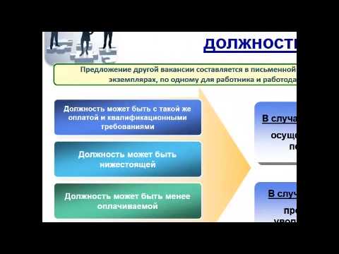 Видео: Увольнение работников по сокращению штата