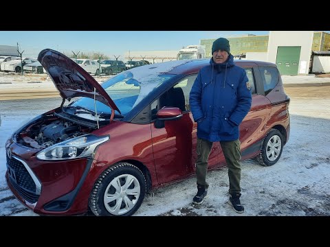 Видео: Toyota Sienta G 2021 только привезли под заказ с аукциона Японии / Выдача авто заказчику в Москве