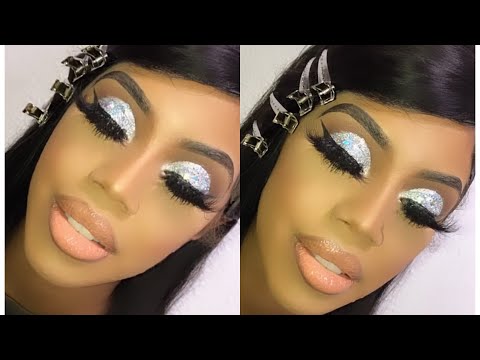 Видео: Урок макияжа Silver Glitter Glam X Cutcrease