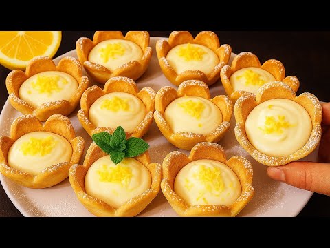 Видео: Лимонные тарталетки/тарталетки/десерт