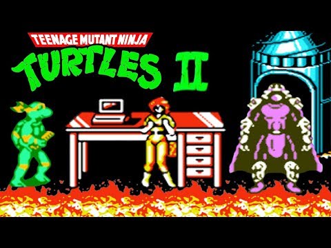 Видео: Teenage Mutant Ninja Turtles 2 (Черепашки Ниндзя 2) прохождение (NES, Famicom, Dendy)