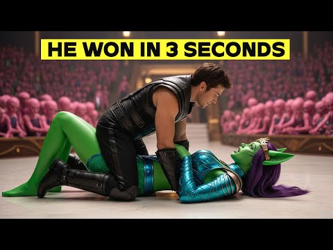 Видео: «Побейте меня за мою руку», — королева бросала вызов каждому жениху. Человек просто улыбнулся и в...