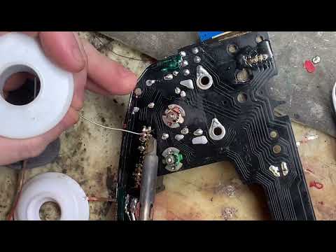 Видео: панель приборов Ауди 100 ремонт