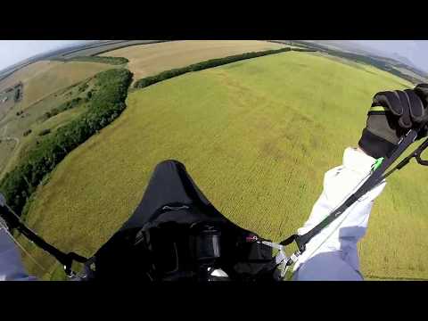 Видео: Активное пилотирование над полями. Август, 2017 г. (часть полета)