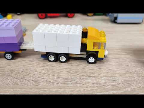 Видео: Сборка грузовика КамАЗ 5320 бортовой с тентом из Lego