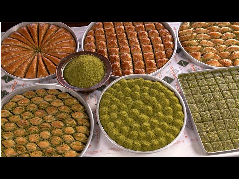 Видео: Легендарная вкусная хрустящая турецкая пахлава | Турецкая уличная еда