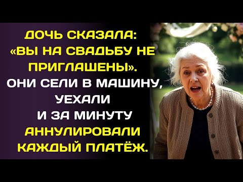 Видео: Дочь вычеркнула нас из гостей. Мы ушли и сорвали всю свадьбу
