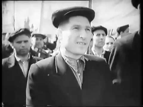 Видео: Хроника 1 мая в Новосибирске, 1954 год