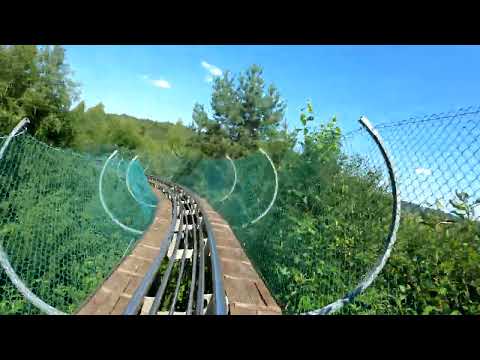 Видео: Впервые прокатился на тобогане в  парке "Яхрома"
