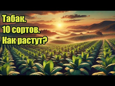 Видео: 10 сортов табака, месяц в открытом грунте