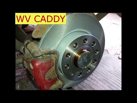 Видео: замена задних тормозных колодок , дисков , тросов ручника WV CADDY