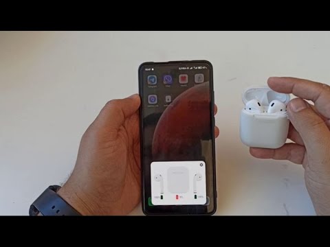 Видео: Как подключить наушники Apple AirPods к телефону Samsung, Xiaomi, чтобы показывало заряд наушников