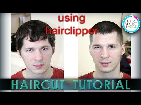 Видео: Hair tutorial: Men's short haircut (Мужская стрижка под насадки "Французская")