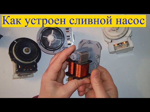 Видео: Как устроен сливной насос стиральной машины? (Какие основные неисправности).