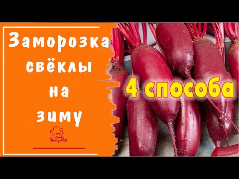 Видео: Заморозка свеклы на зиму / 4 способа заморозки в морозильной камере / Какой сорт свёклы  морозить