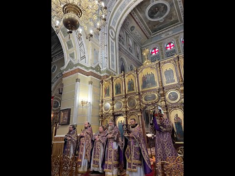 Видео: Божественная Литургия в пятую неделю Великого Поста и в день памяти преподобной Марии Египетской