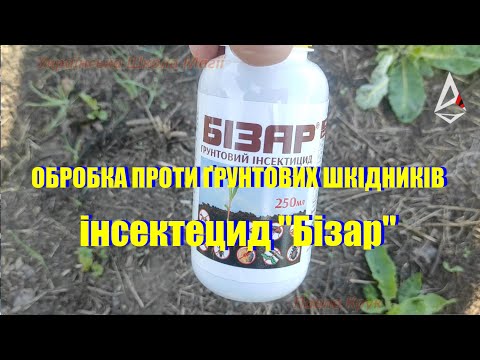 Видео: Бізар   ґрунтовий інсектицид.  Знищення ґрунтових шкідників. Біопрепарат на основі бактерій.