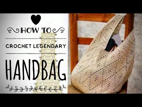 Видео: ЛЕГЕНДАРНАЯ ЛЕТНЯЯ СУМОЧКА КРЮЧКОМ! 🌹 ЧАСТЬ 1 / НОВАЯ РУБРИКА! / HOW TO CROCHET BEAUTIFUL HANDBAG