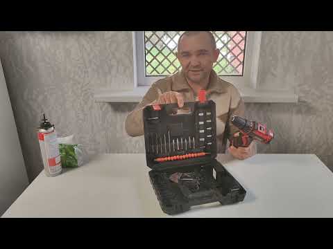 Видео: Обзор шуруповерта vvosai 16в. 2акб.#шуруповерт #обзор #электроинструмент 