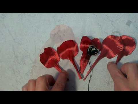 Видео: Вышивка лентами с чистого листа. Часть 1