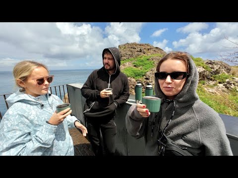 Видео: Необычные ягоды и фрукты на Мадейре. Жарим шашлыки.